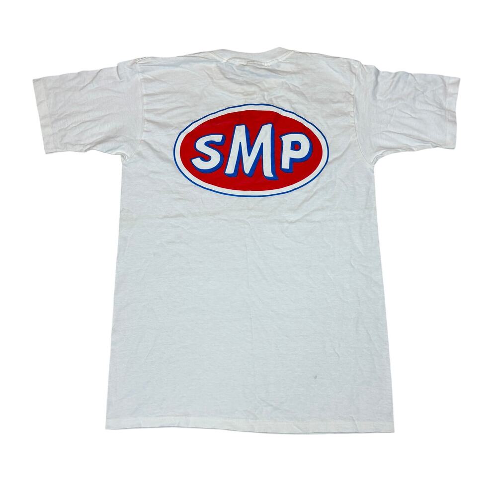 Vintage 90s SMP Skateboarding STP Parady Logo T Shirt Men's M